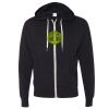 Unisex Heathered French Terry Full-Zip Hooded Sweatshirt Thumbnail