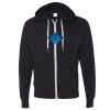 Unisex Heathered French Terry Full-Zip Hooded Sweatshirt Thumbnail