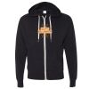 Unisex Heathered French Terry Full-Zip Hooded Sweatshirt Thumbnail