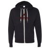 Unisex Heathered French Terry Full-Zip Hooded Sweatshirt Thumbnail