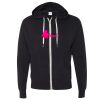 Unisex Heathered French Terry Full-Zip Hooded Sweatshirt Thumbnail