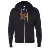 Unisex Heathered French Terry Full-Zip Hooded Sweatshirt Thumbnail