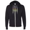 Unisex Heathered French Terry Full-Zip Hooded Sweatshirt Thumbnail