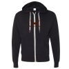 Unisex Heathered French Terry Full-Zip Hooded Sweatshirt Thumbnail
