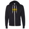 Unisex Heathered French Terry Full-Zip Hooded Sweatshirt Thumbnail
