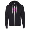 Unisex Heathered French Terry Full-Zip Hooded Sweatshirt Thumbnail