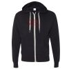 Unisex Heathered French Terry Full-Zip Hooded Sweatshirt Thumbnail