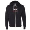 Unisex Heathered French Terry Full-Zip Hooded Sweatshirt Thumbnail