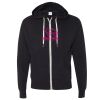 Unisex Heathered French Terry Full-Zip Hooded Sweatshirt Thumbnail