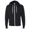 Unisex Heathered French Terry Full-Zip Hooded Sweatshirt Thumbnail