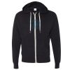 Unisex Heathered French Terry Full-Zip Hooded Sweatshirt Thumbnail