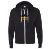 Unisex Heathered French Terry Full-Zip Hooded Sweatshirt Thumbnail