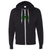 Unisex Heathered French Terry Full-Zip Hooded Sweatshirt Thumbnail
