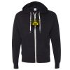Unisex Heathered French Terry Full-Zip Hooded Sweatshirt Thumbnail
