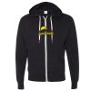 Unisex Heathered French Terry Full-Zip Hooded Sweatshirt Thumbnail
