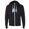 Unisex Heathered French Terry Full-Zip Hooded Sweatshirt Thumbnail