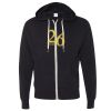 Unisex Heathered French Terry Full-Zip Hooded Sweatshirt Thumbnail