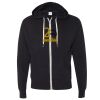 Unisex Heathered French Terry Full-Zip Hooded Sweatshirt Thumbnail