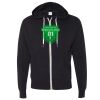 Unisex Heathered French Terry Full-Zip Hooded Sweatshirt Thumbnail