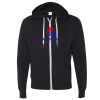 Unisex Heathered French Terry Full-Zip Hooded Sweatshirt Thumbnail