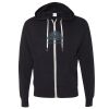 Unisex Heathered French Terry Full-Zip Hooded Sweatshirt Thumbnail