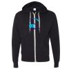Unisex Heathered French Terry Full-Zip Hooded Sweatshirt Thumbnail