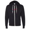 Unisex Heathered French Terry Full-Zip Hooded Sweatshirt Thumbnail