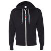 Unisex Heathered French Terry Full-Zip Hooded Sweatshirt Thumbnail