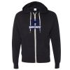 Unisex Heathered French Terry Full-Zip Hooded Sweatshirt Thumbnail