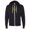 Unisex Heathered French Terry Full-Zip Hooded Sweatshirt Thumbnail