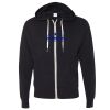 Unisex Heathered French Terry Full-Zip Hooded Sweatshirt Thumbnail