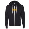 Unisex Heathered French Terry Full-Zip Hooded Sweatshirt Thumbnail