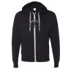 Unisex Heathered French Terry Full-Zip Hooded Sweatshirt Thumbnail