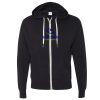 Unisex Heathered French Terry Full-Zip Hooded Sweatshirt Thumbnail