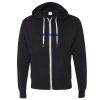 Unisex Heathered French Terry Full-Zip Hooded Sweatshirt Thumbnail