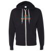 Unisex Heathered French Terry Full-Zip Hooded Sweatshirt Thumbnail