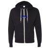 Unisex Heathered French Terry Full-Zip Hooded Sweatshirt Thumbnail