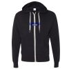 Unisex Heathered French Terry Full-Zip Hooded Sweatshirt Thumbnail