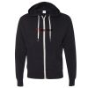 Unisex Heathered French Terry Full-Zip Hooded Sweatshirt Thumbnail