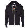 Unisex Heathered French Terry Full-Zip Hooded Sweatshirt Thumbnail