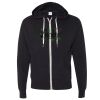 Unisex Heathered French Terry Full-Zip Hooded Sweatshirt Thumbnail