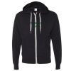 Unisex Heathered French Terry Full-Zip Hooded Sweatshirt Thumbnail