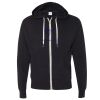 Unisex Heathered French Terry Full-Zip Hooded Sweatshirt Thumbnail