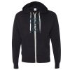 Unisex Heathered French Terry Full-Zip Hooded Sweatshirt Thumbnail