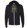 Unisex Heathered French Terry Full-Zip Hooded Sweatshirt Thumbnail