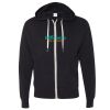 Unisex Heathered French Terry Full-Zip Hooded Sweatshirt Thumbnail