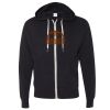 Unisex Heathered French Terry Full-Zip Hooded Sweatshirt Thumbnail
