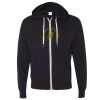 Unisex Heathered French Terry Full-Zip Hooded Sweatshirt Thumbnail