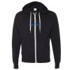 Unisex Heathered French Terry Full-Zip Hooded Sweatshirt Thumbnail