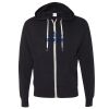 Unisex Heathered French Terry Full-Zip Hooded Sweatshirt Thumbnail